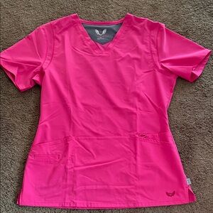 Pink Women's Scrub Top
